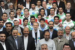 مراسم تجلیل از قهرمانان و مدال آوران رقابتهای پارالمپیک با حضور رییس مجلس شورای اسلامی